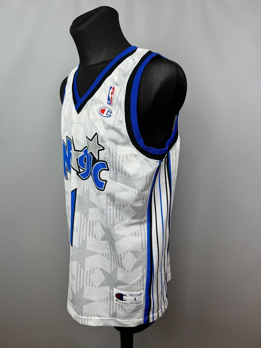 Magic Hardaway ユニフォーム シルバー NBA Orlando Magic Anfernee Hardaway #1 94-95 Metal Jersey Mitchell
