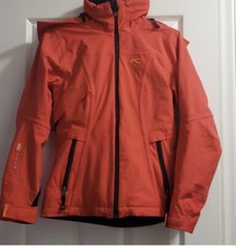 Kjus Women's Evolve Ski Jacket - Size Xs Orange Color