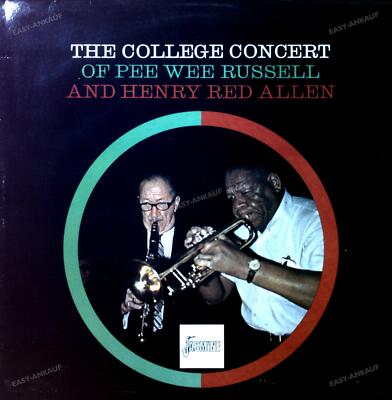 Pee Wee Russell And Henry Red Allen - The College Concert LP .