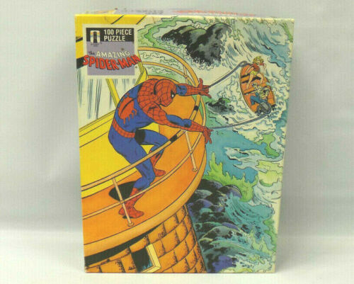 1988 Rainbow Works The Amazing Spider-Man 100 Piece Jigsaw Puzzle COMPLETE - Picture 1 of 10