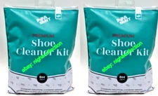 ( LOT 2 ) PiipaMint Premium Shoe cleaner Kit 8 0z Cleaning Solution w/Brush,clo