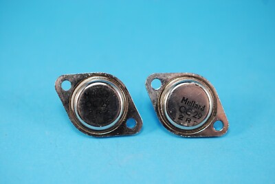 Pair Mullard  OC29 NOS PNP Germanium Power Transistors