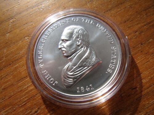 2020 U.S. Mint Presidential "TYLER" Silver Medals Program OGP COA 1oz SILVER - Picture 2 of 5