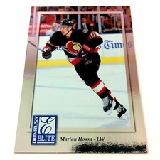 Marian Hossa 1997-98 Donruss Elite Rookie Card #28 NHL HOF Senators Blackhawks. rookie card picture