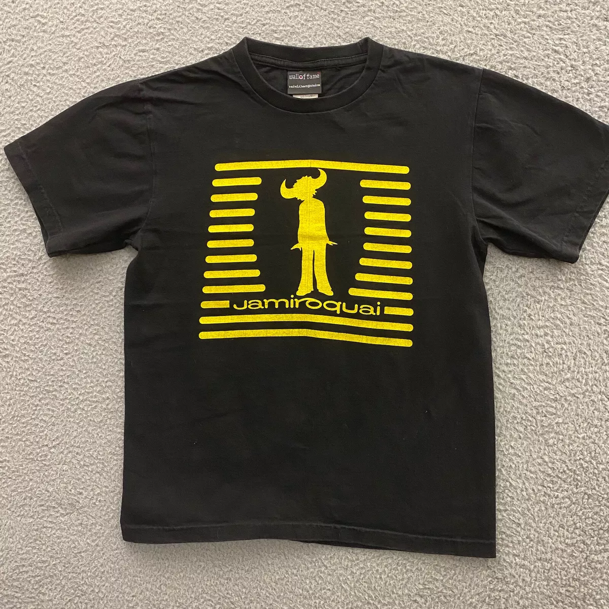 Jamiroquai T Shirt Medium Black Music Artist Space Cowboy Logo Concert Tee