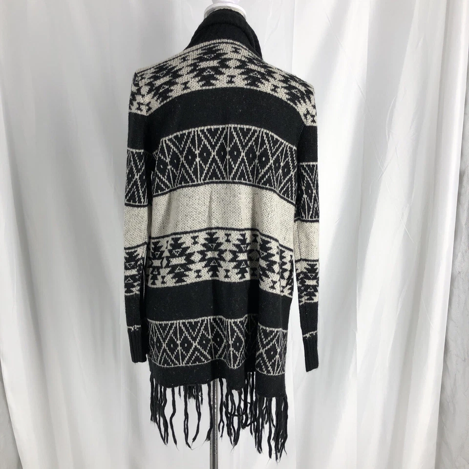 United States Sweaters Open Cardigan Women Size Large Fringe Long Sleeve - Image 4 of 4