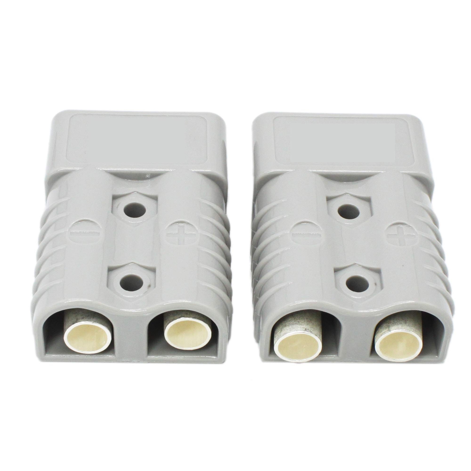 Gray Battery Quick Connector Kit 175 Amp 1/0 Gauge Plug Connect Disconnect Wi...