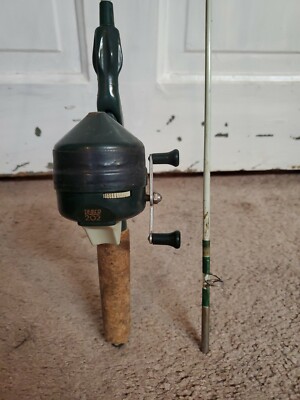 Ancien Moulinet Zebco RC202 Spincast, Pêche Eau Douce, Vintage