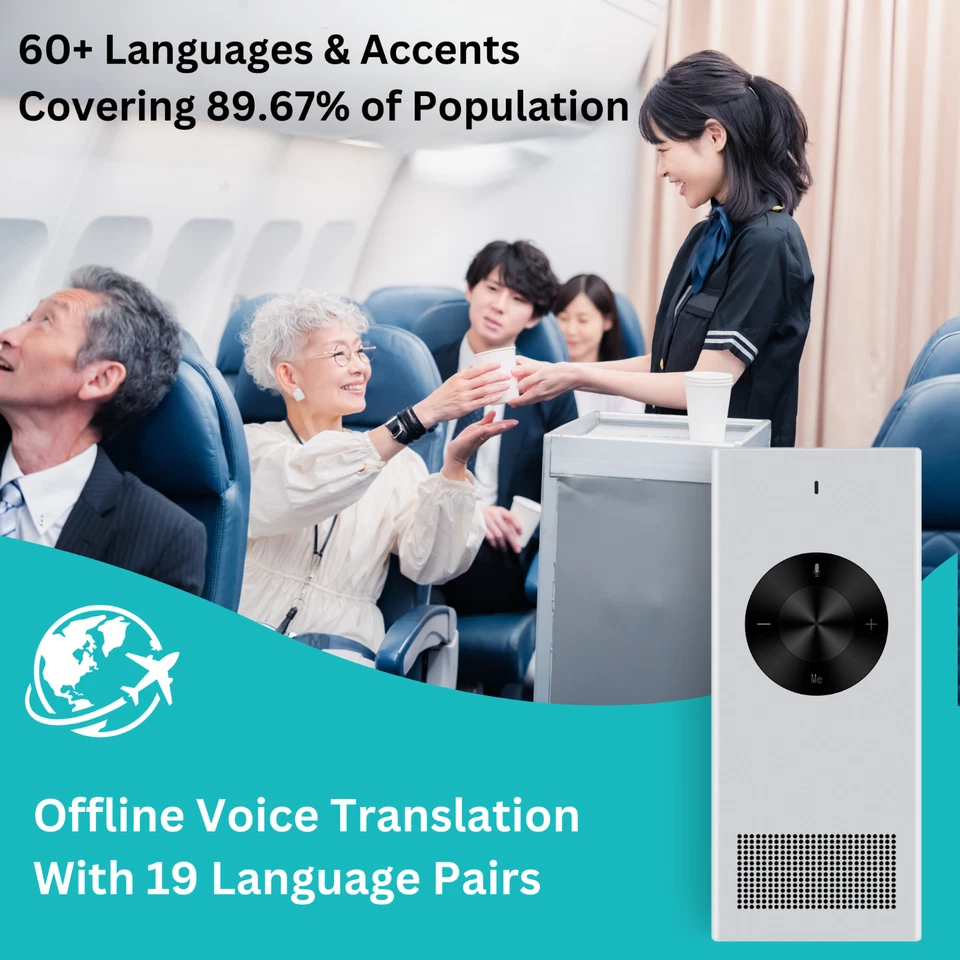 ENENCE PRO | Language Translator Device, Two Way Real-Time Voice Translation - Image 4 of 4