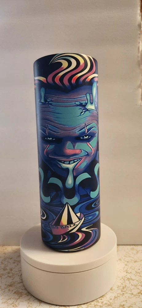 Tumbler 20 oz Glow in the Darl Pennywise Halloween Horror