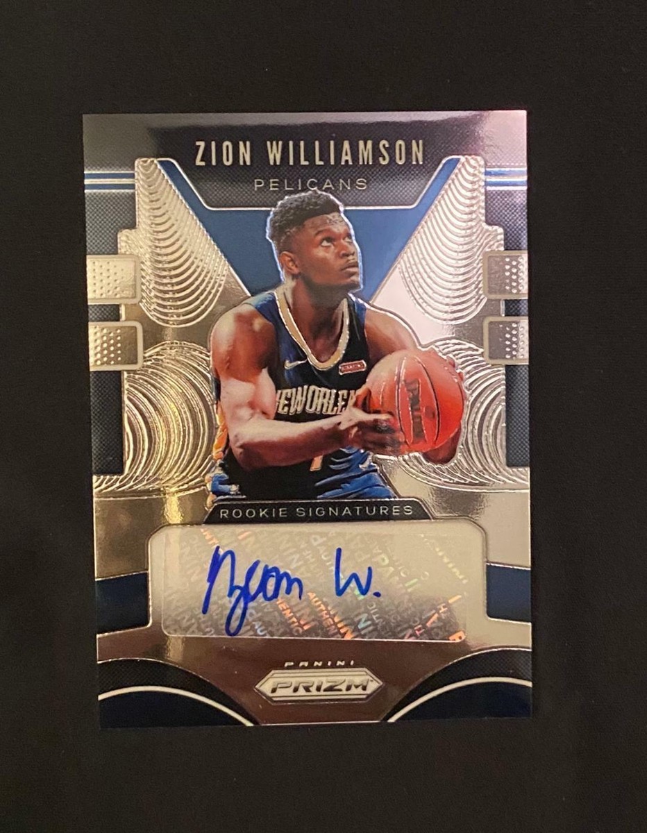 Zion Williamson Rookie Auto 2019-2020 Panini Prizm “Rookie 