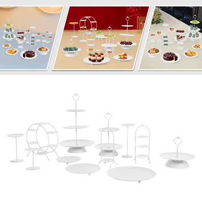 12pcs Round Cupcake Dessert Display Stand Fruit Snack Holder Party Event Wedding