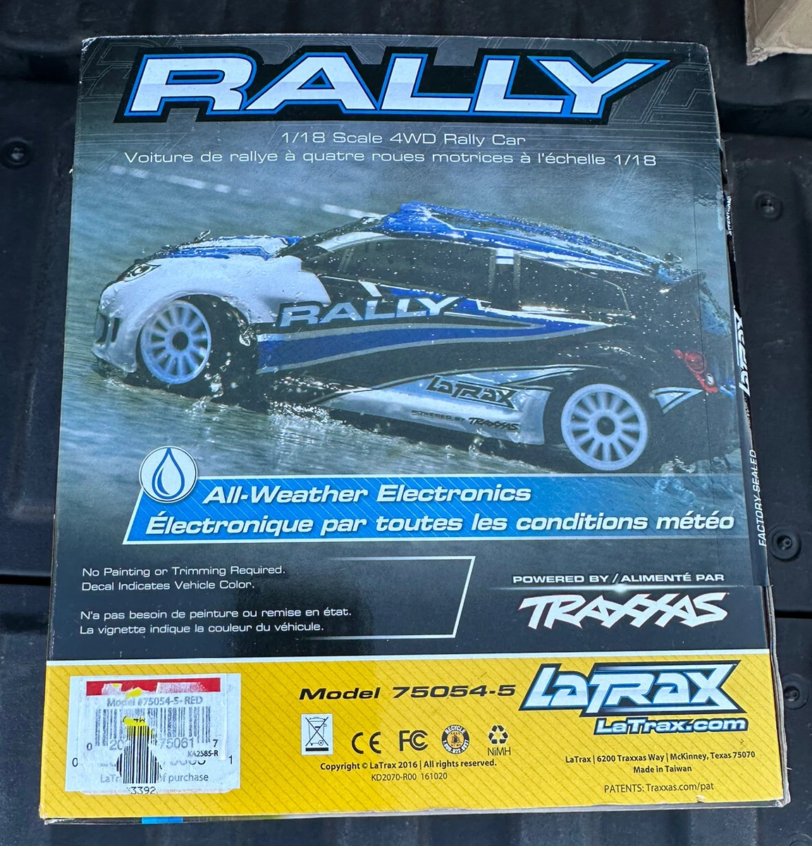 Traxxas LaTrax Rally 1 18 4WD RTR Rally Racer Red TRA75054 5 RED