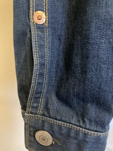 RARE EXCLUSIVE PREMIUM STRETCH DENIM LEVIS TRUCKER JACKET UNAVAILABLE ANYWHERE S image 6