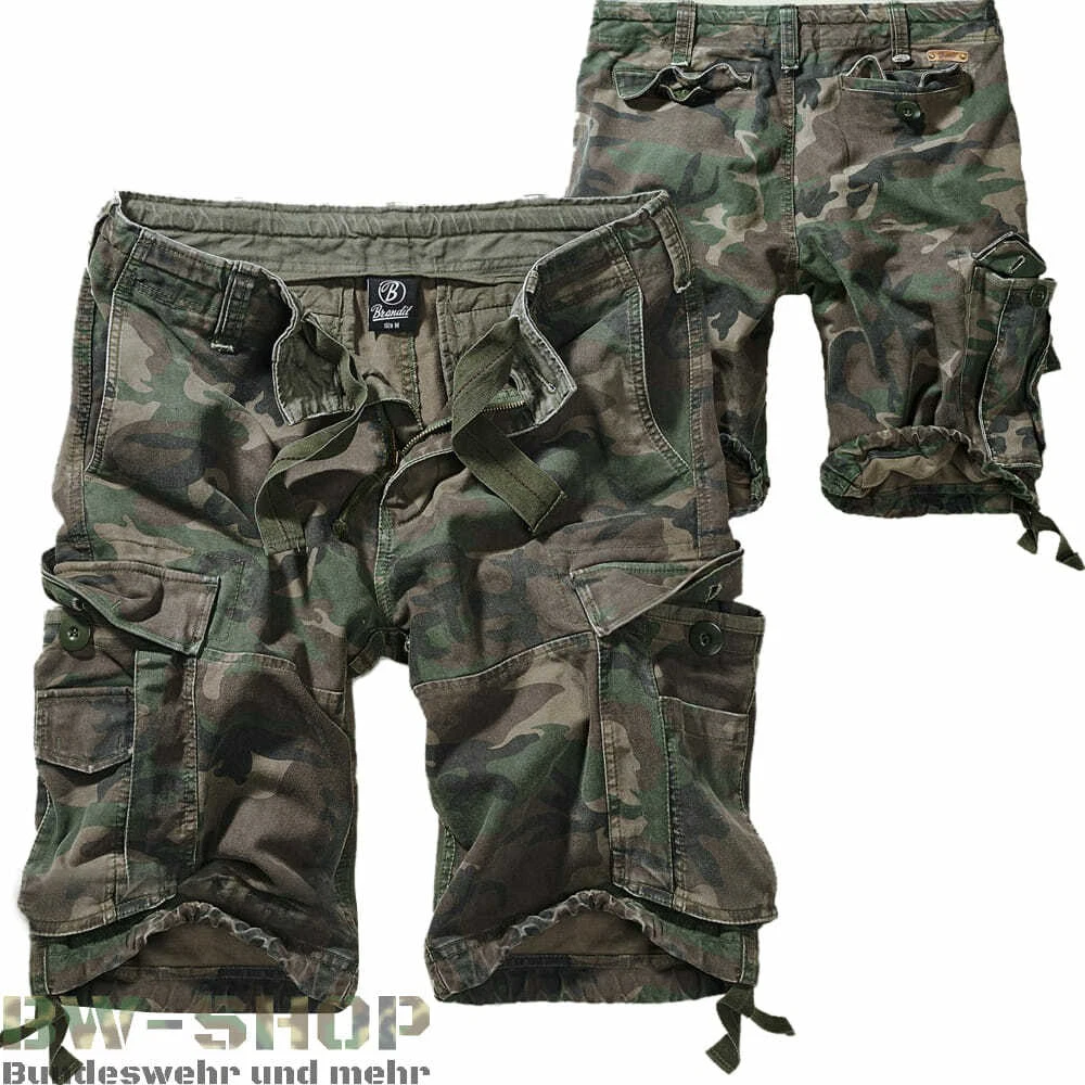BRANDIT SHORTS VINTAGE CLASSIC WOODLAND NEW CROPPED PANTS CARGO SHORT COTTON BERMUDA
Opens in a new