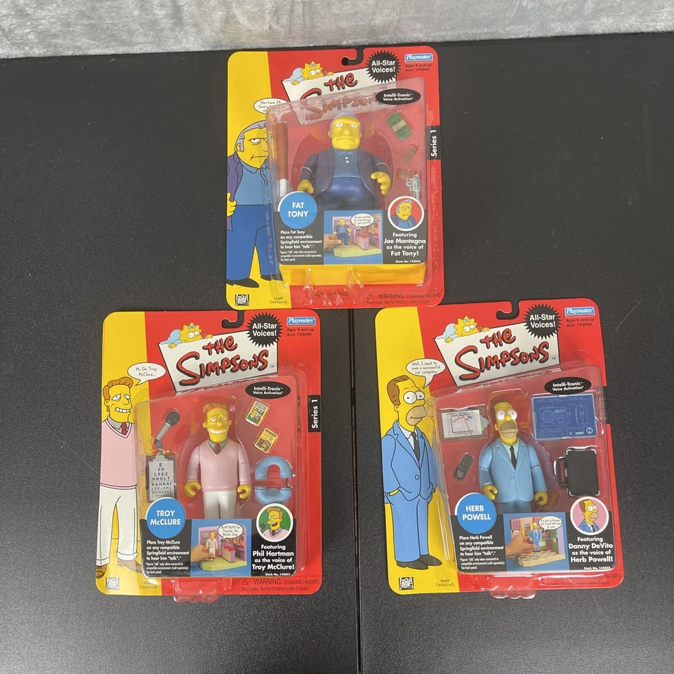 Los Simpson Mundo de Springfield Completo Celebrity Voice Serie 1 NUEVO En Caja Foto 2 de 4