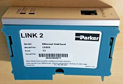 New PARKER SSD EUROTHERM DRIVES ETHERNET LINKCARD L5352 LINK 2 ver. 1.1 LINK2