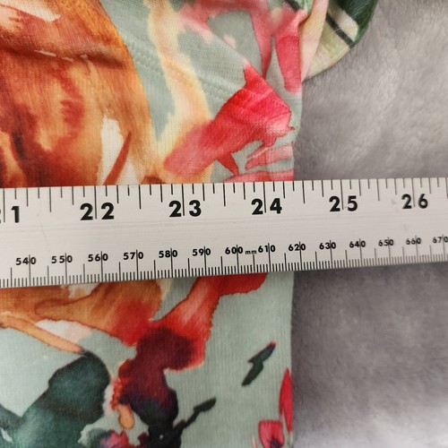 Soft Surroundings Sweater Womens 2X Artsy Painted Floral Print Soft Pullover - Picture 5 of 9