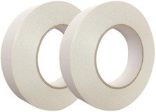 2 PACK 1"x55 yard Vinyl Banner Hem Seam Double Sided Tape High Bond