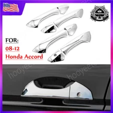Door Handle Cover Trim Chrome Molding For Honda Accord 2008 2009 2010 2011 2012