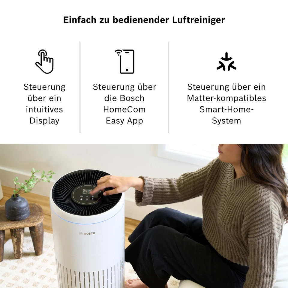 Bosch Air 6000i App-gesteuerter Luftreiniger für Räume bis 125 m² - Bild 3 von 4