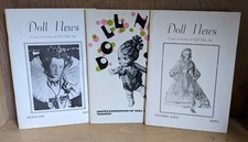 Vtg Doll News Magazine United Fed of Doll Clubs Feb '75 - Aug '75 - Summer '76