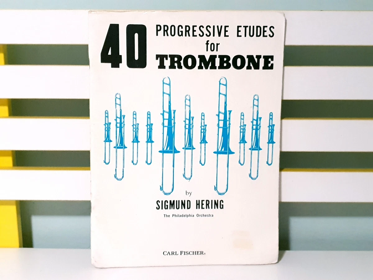 40 progressive sale etudes for trombone