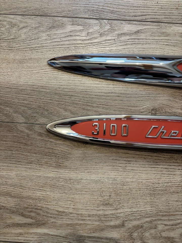 全新 Fender 徽章 一对雪佛兰 3100 57 雪佛兰 1957 年皮卡 美国制造 我的工具 — 第 4/4 张图片