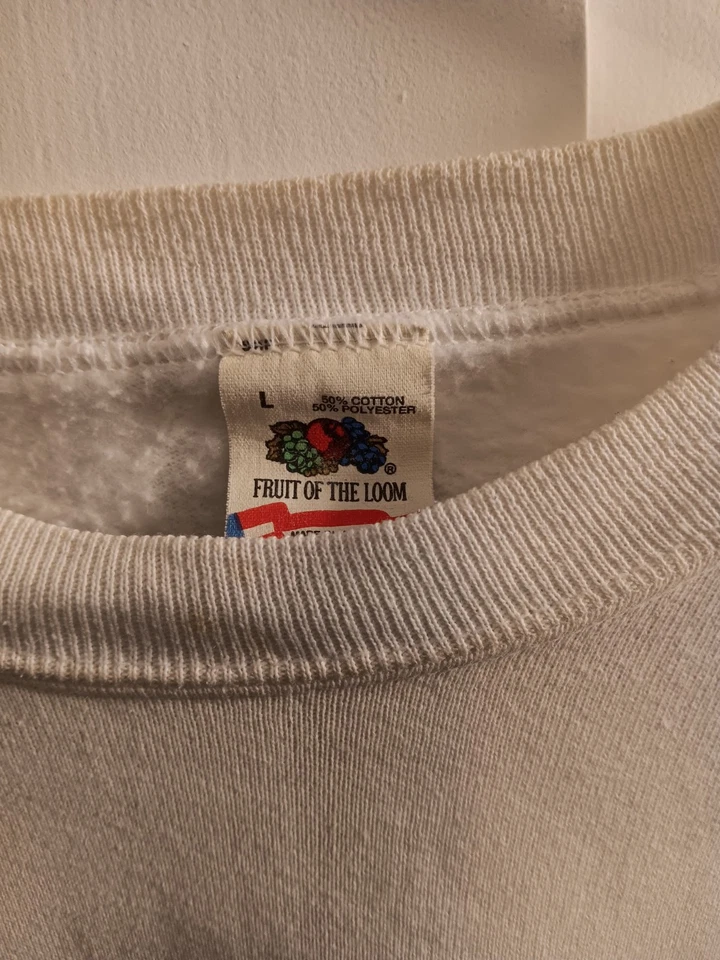 Moletom HKS Performance Products branco masculino grande raro - Imagem 2 de 4