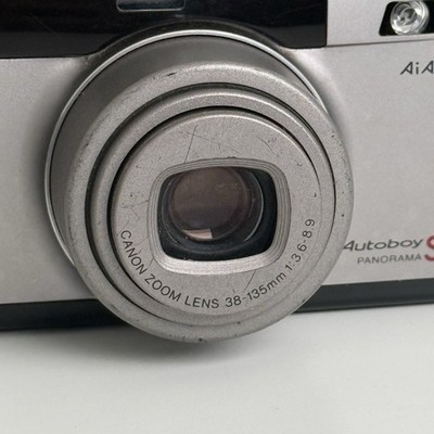 Canon Autoboy SII Panorama 35mm Film Camera w/ Case & Strap S2