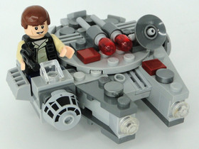 LEGO Star Wars Millennium Falcon Microfighter 75030 99% Complete w/ Minifigure