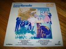 LASERKARAOKE VIDEO SING ALONG - TOP TEN STANDARD HITS VOLUME 5 Laserdisc LD RARE