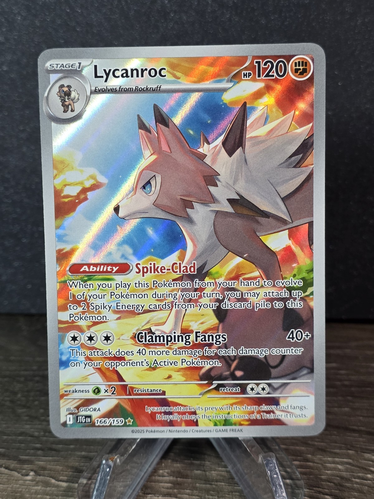 SV09: Journey Together #166/159 Lycanroc