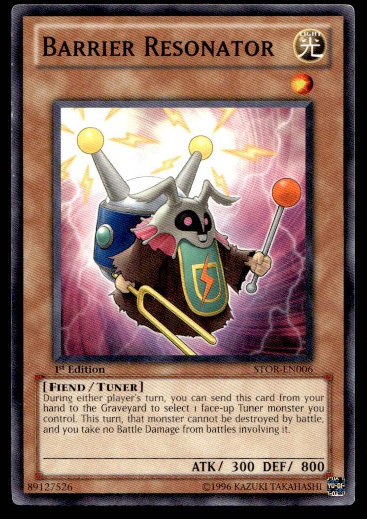 Barrier Resonator - STOR-EN006 - 1st Edition - YuGiOh | Buy 2 Get 1 Free