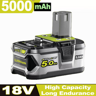 18V 5,0Ah Akku für RYOBI One+ Plus Lithium RB18L50 P108 P104 Batterie