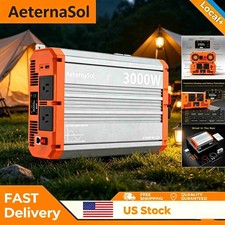 3000W 6000W Power Inverter Pure Sine Wave Converter 12V to 110V 120V Remote