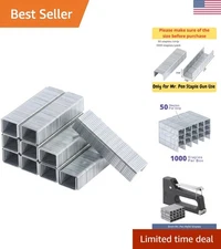 Light Duty Staples, 5/16 Inch, 8 mm, 1000/Box, Fine Wire, For Staple Gun
