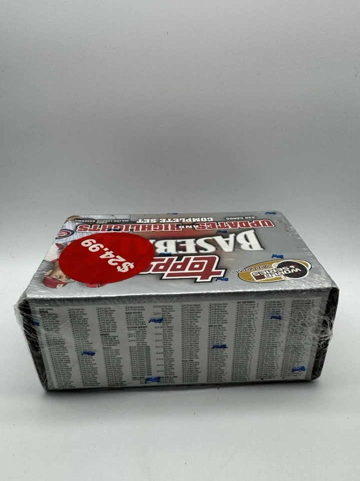 2005 TOPPS BASEBALL UPDATES AND HIGHLIGHTS COMPLETE FACTORY SEALED SET - Image 2 of 2