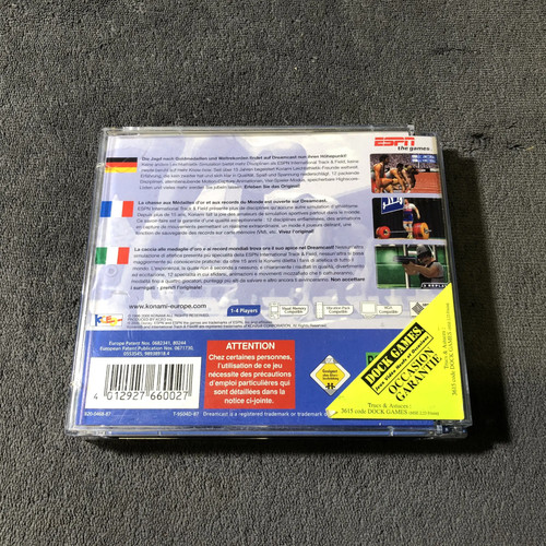 Dreamcast International Track And Field EUR CD état neuf - Photo 4/4