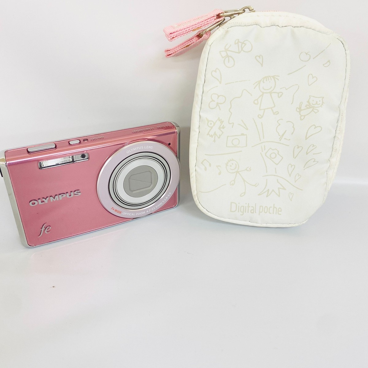 OLYMPUS FE-5030 コンパクトデジタルカメラ ピンク 動作品 Olympus FE コンパクトデジタルカメラ ピンク【動作未確認