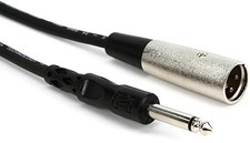 Hosa Technology Mono 1/4" Male to 3-Pin XLR Male Cable - 20'