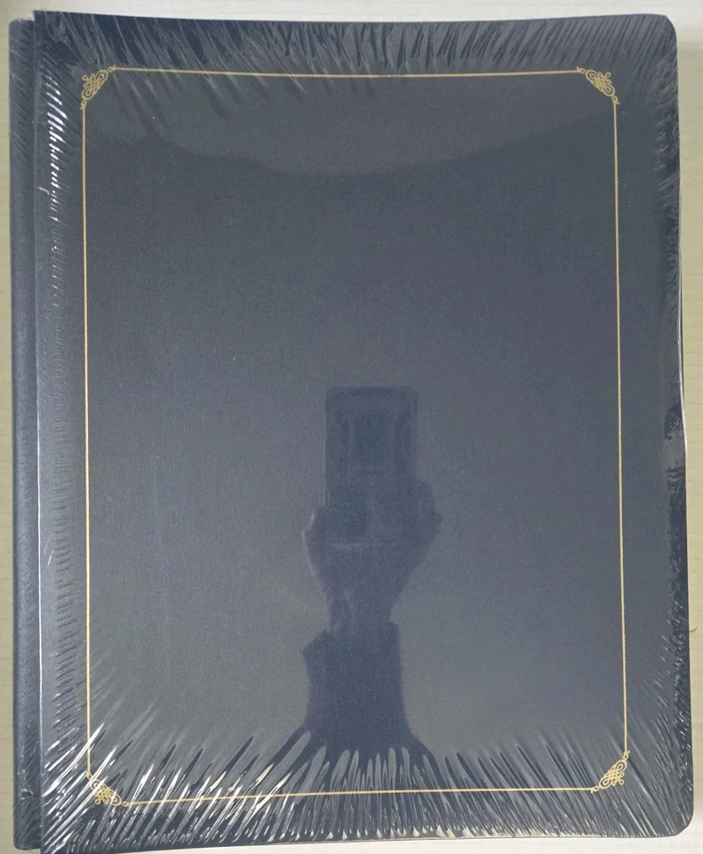 CREATIVE MEMORIAS 12X15 Azul Marino con Álbum Borde Dorado y Protectores de Página 15 Hojas Foto 2 de 4