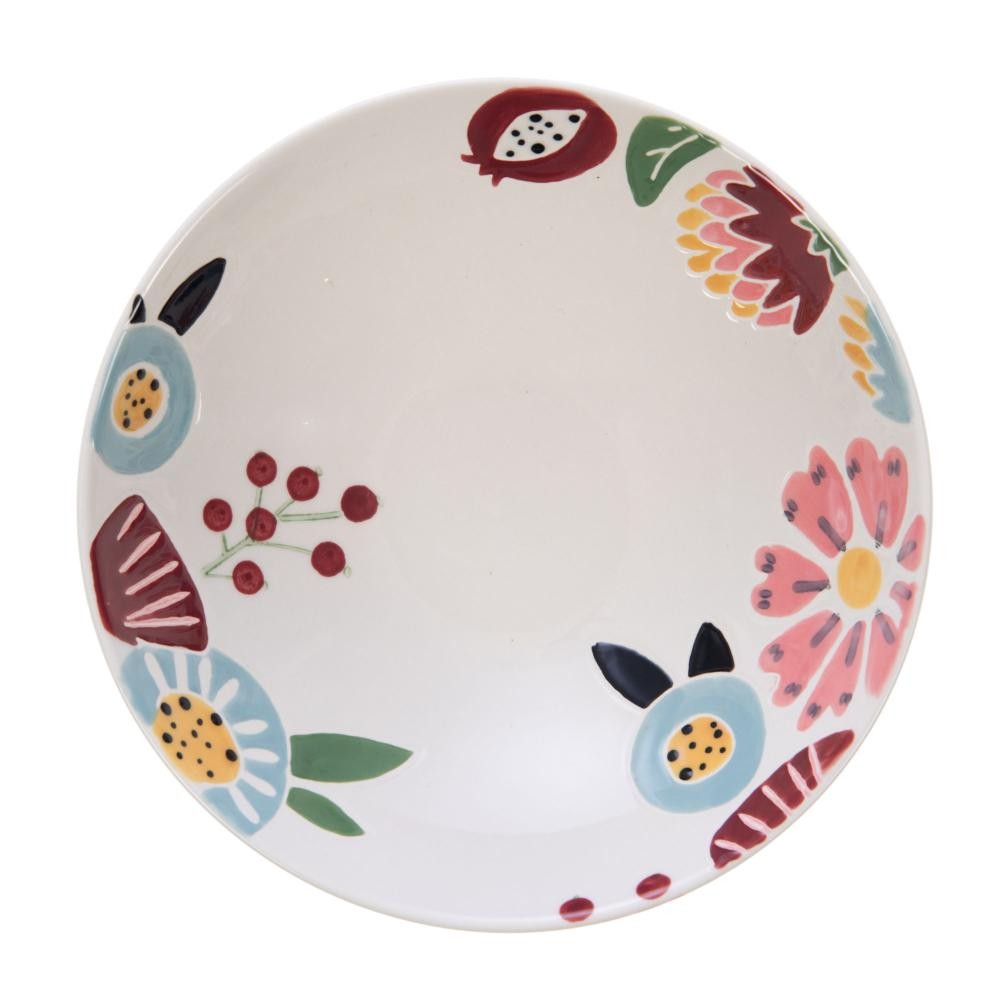 Assiette creuse Bertille 18,5 cm grès Amadeus pour plats en sauce