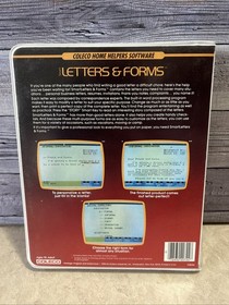 Smart Letters and Forms Coleco for ADAM ColecoVision Computer