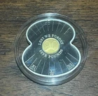 2011 Westminster Poppy Shaped £5 Coin Proof .999 Silver Limited of 4950 COA