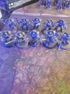 Grey Knights Terminator Squad Space Marines Warhammer 40K, Kit Bashed 2024 Termi