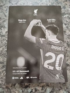LIVERPOOL (L.F.C.) MATCHDAY PROGRAMME V BOURNEMOUTH 15/8/25