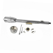 Chrome Stainless 32 Manual Floor Shift Tilt Steering Column Ignition Key For Gm