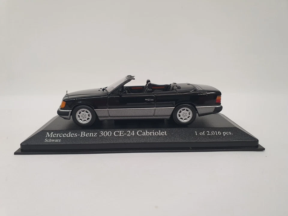 1/43 MERCEDES-BENZ 300 CE-24V CABRIOLET E-CLASS 1990 MINICHAMPS 400037030 - Image 2 of 4