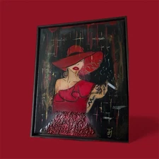 Semi Abstract Portrayal Canvas Wall Art